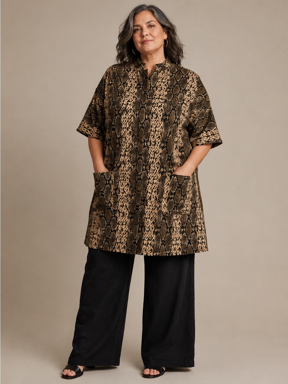 New Andrea Jovine Snake Print Jacket